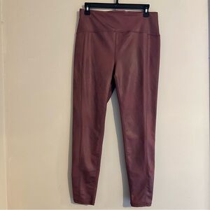 Free People Movement Women's Dusty Pink Burgundy Pants